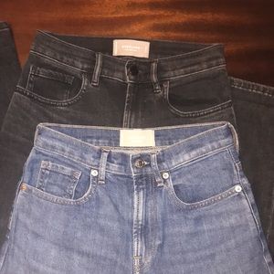 Eco friendly Everlane Set or separate 24 crop jeans denim pair